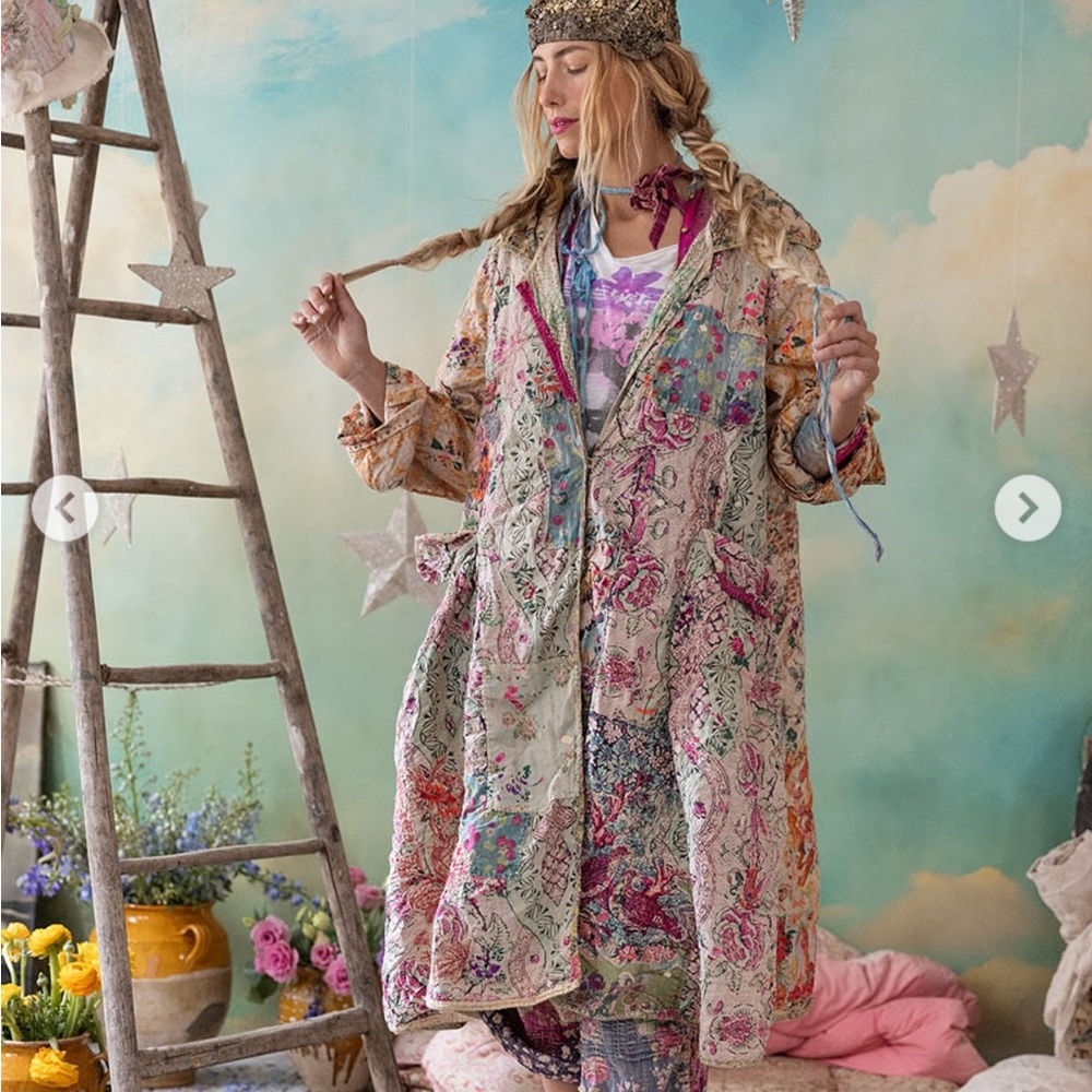 Magnolia Pearl Piecework Millie reversible coat with snaps. My pics are last 8